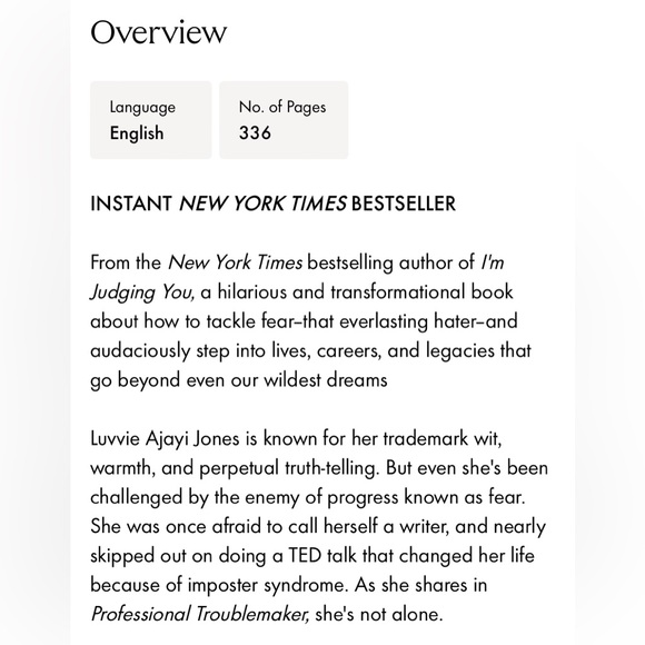 Book x Professional Troublemaker - Luvvie Ajayi Jones - Picture 2 of 4